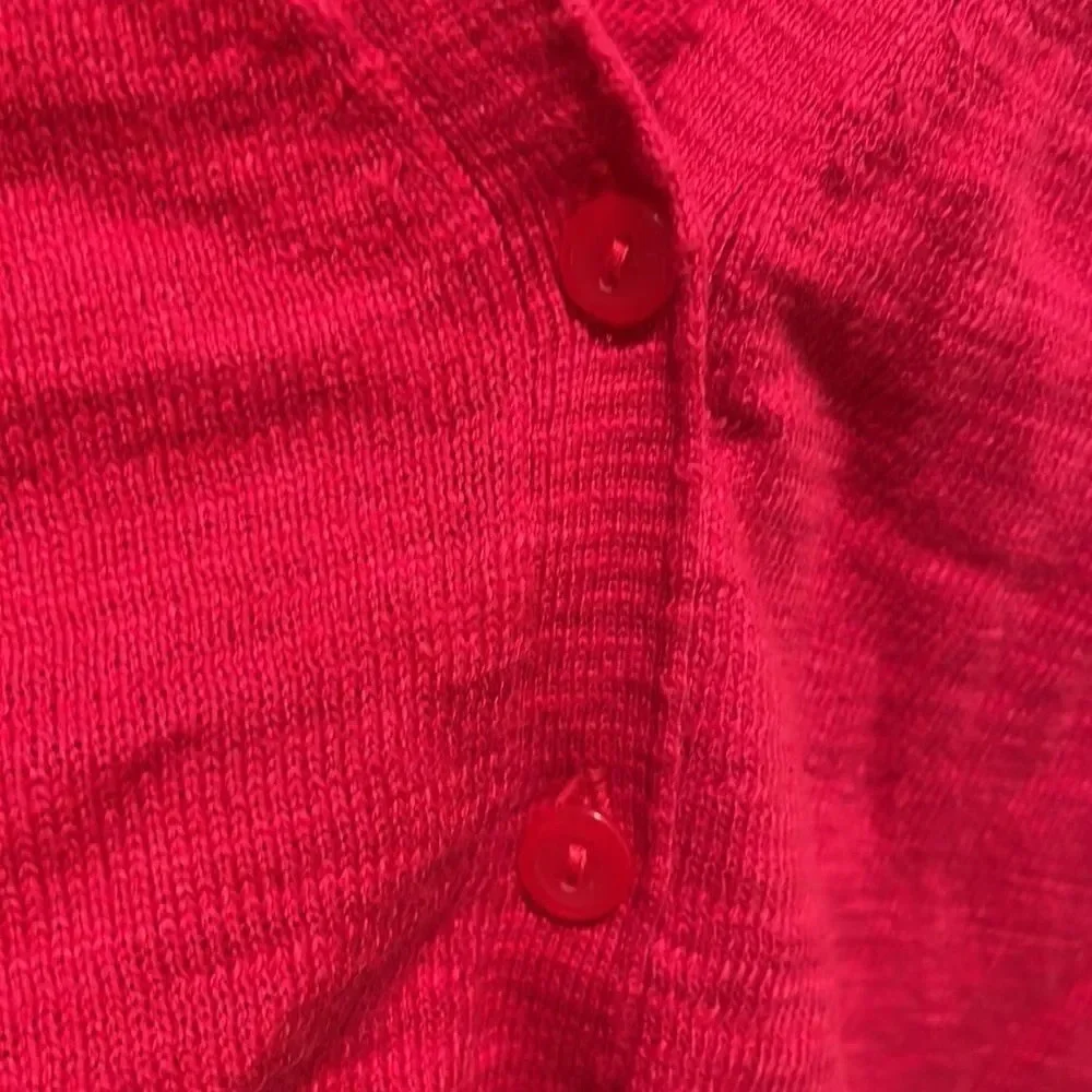 Caslon woman’s three quarter length red sweater